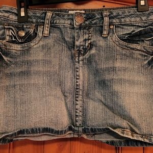 Junior Size 5 Denim Miniskirt by No Boundaries
